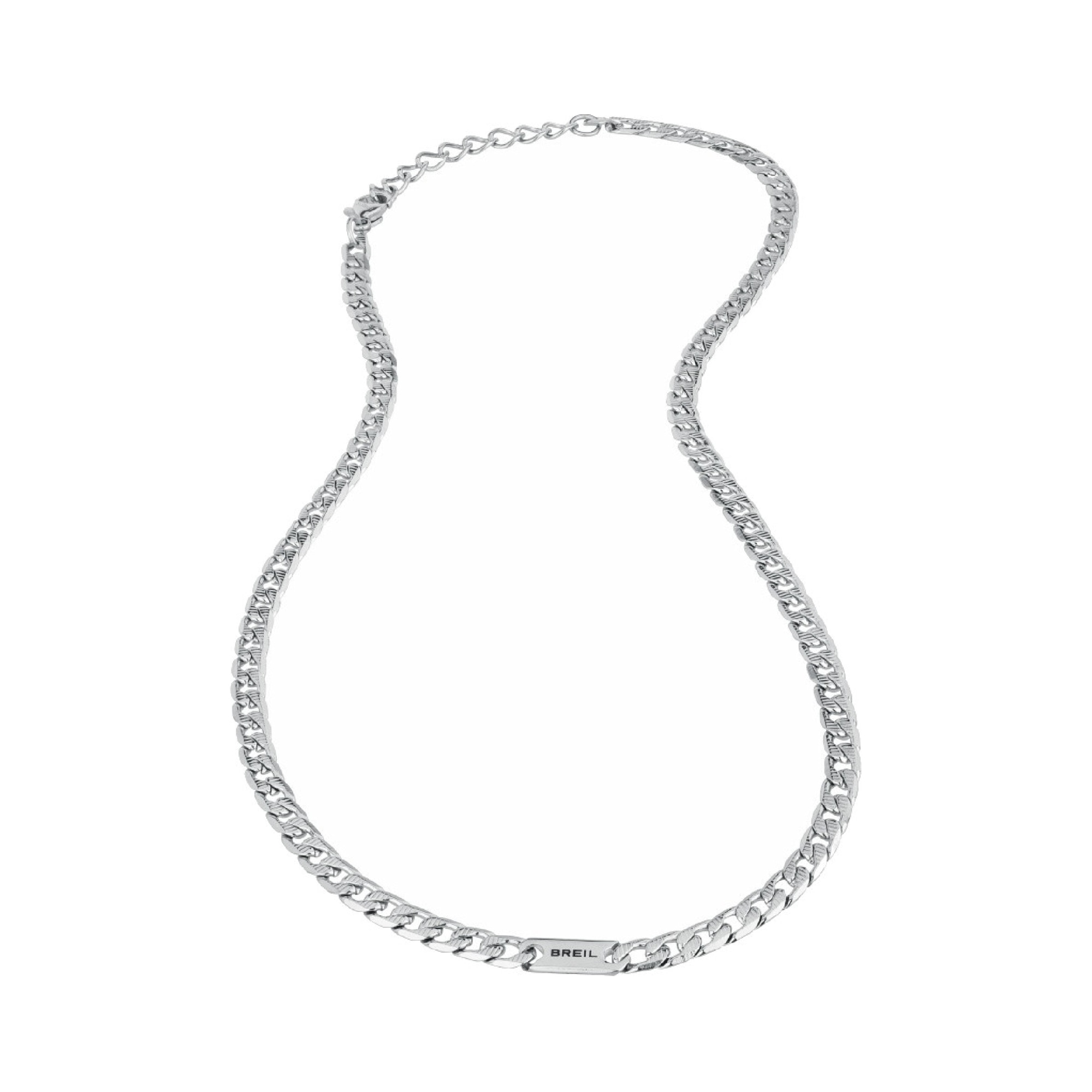 GROOVY - SHINY STAINLESS STEEL NECKLACE - TJ1980 | Breil