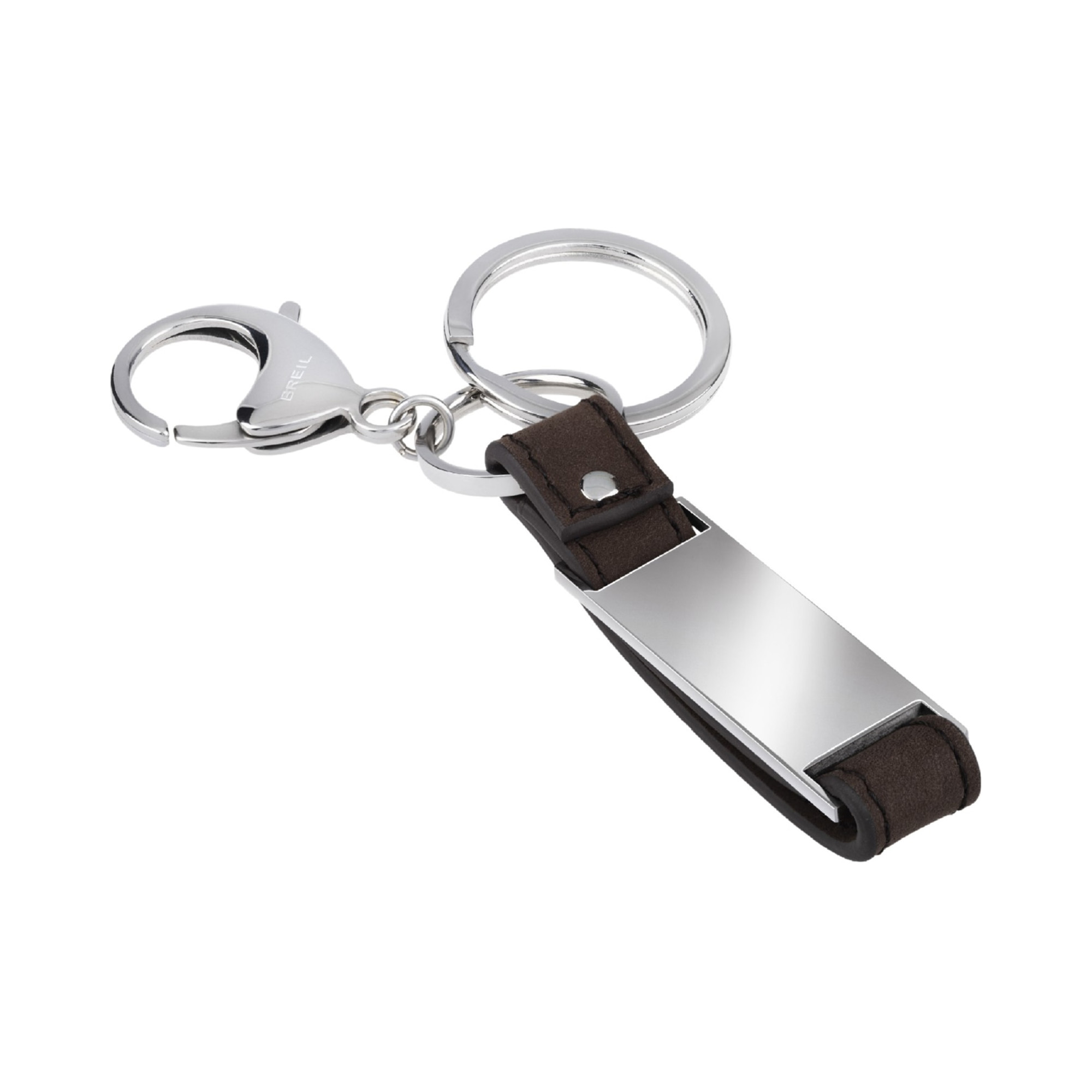B MIX - SCHLÜSSELANHÄNGER AUS LEDER UND STAHL - TJ3091 | Breil