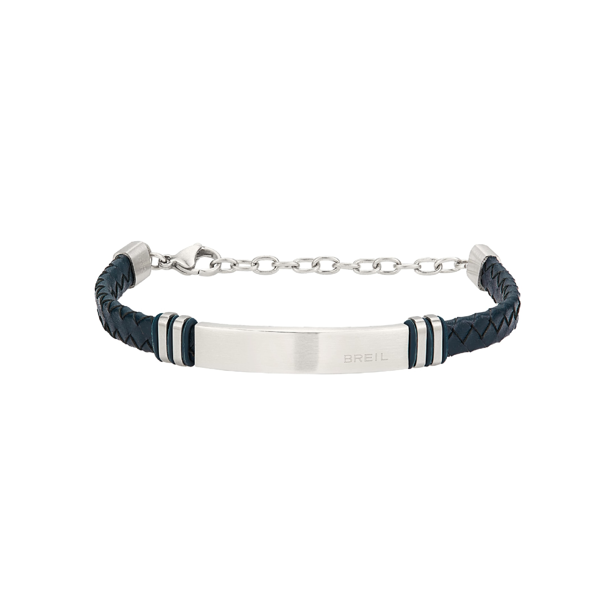 LEATHER TWINE - BRACCIALE IN PELLE E ACCIAIO - TJ3359 | Breil