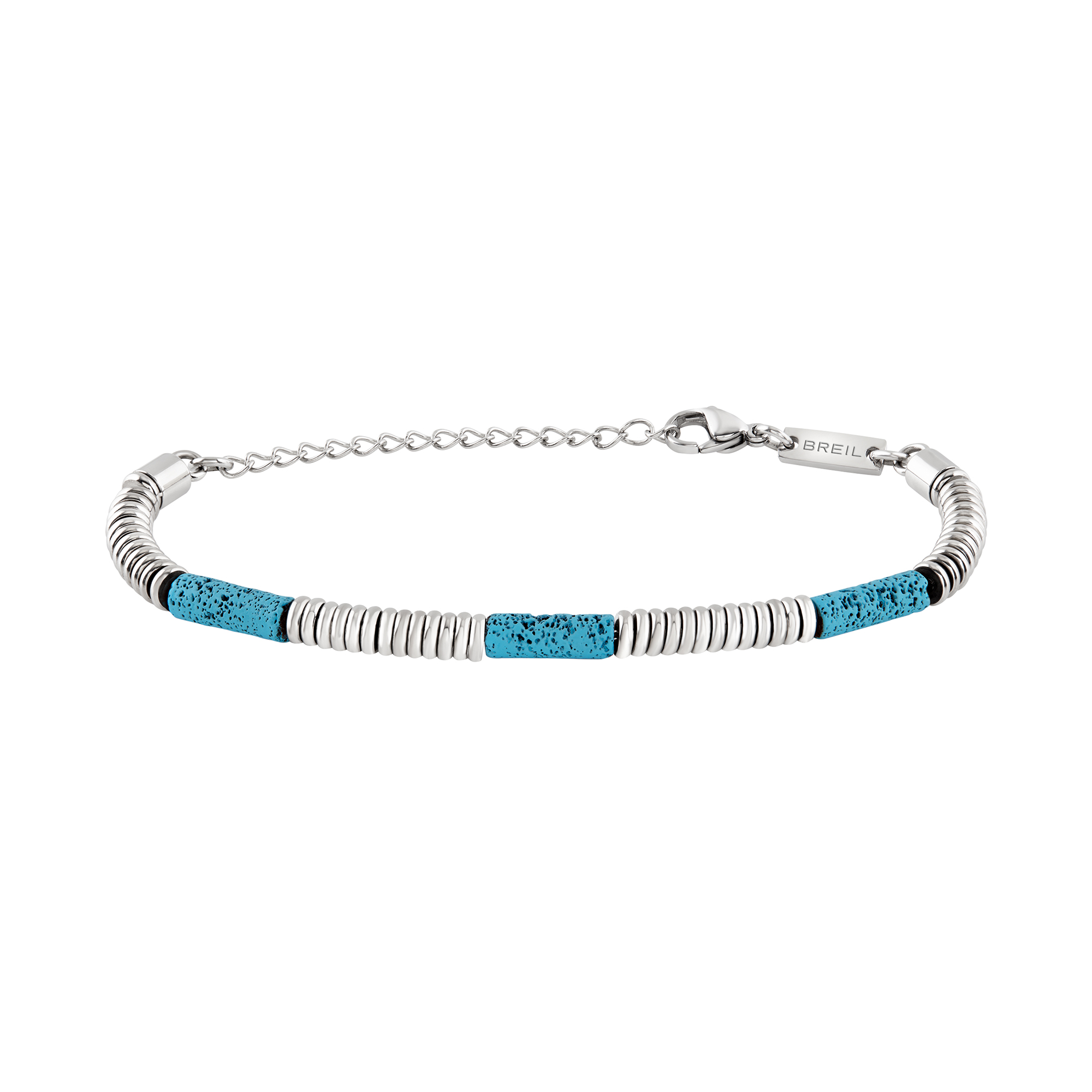 FUSION - BRACCIALE IN ACCIAIO E LAVA - TJ3876 | Breil