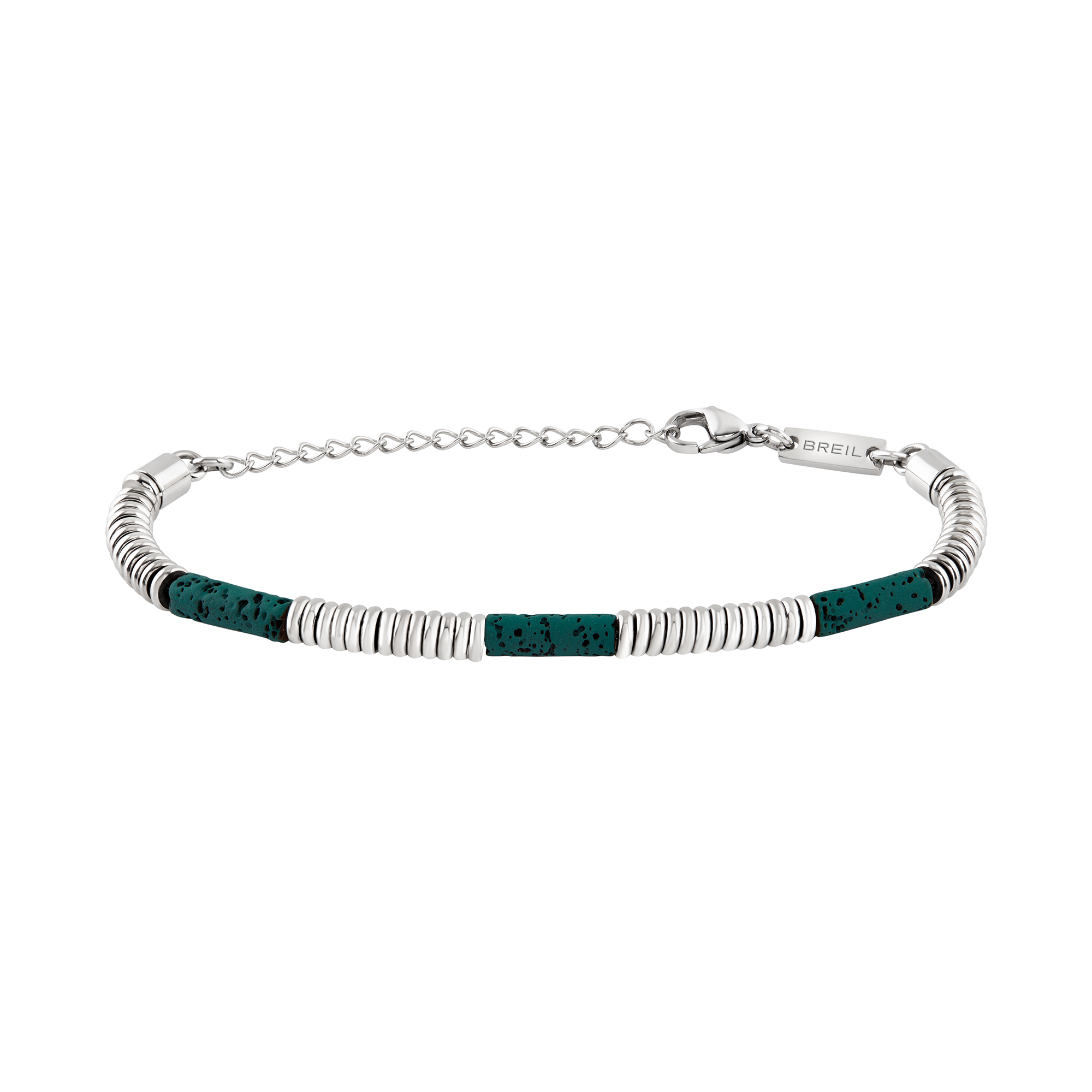 FUSION - BRACCIALE IN ACCIAIO E LAVA - TJ3877 | Breil