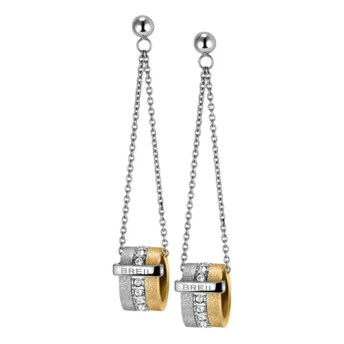 BREILOGY - EARRINGS WITH WHITE CRYSTALS - TJ1429 | Breil