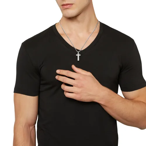 TAG AND CROSS - COLLANA IN ACCIAIO CON PENDENTE - TJ3229 | Breil