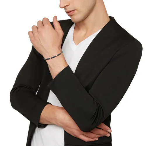 B ROCKS - BRACCIALE IN ACCIAIO ED EMATITE - TJ3554 | Breil