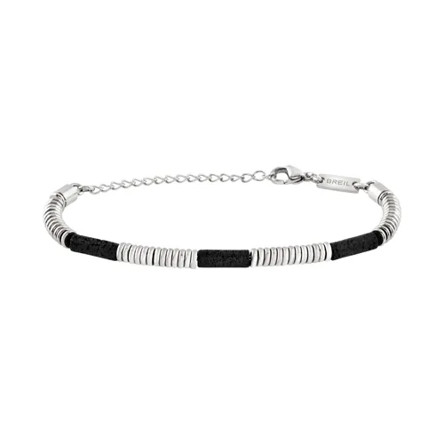 FUSION - BRACCIALE IN ACCIAIO E LAVA - TJ3875 | Breil